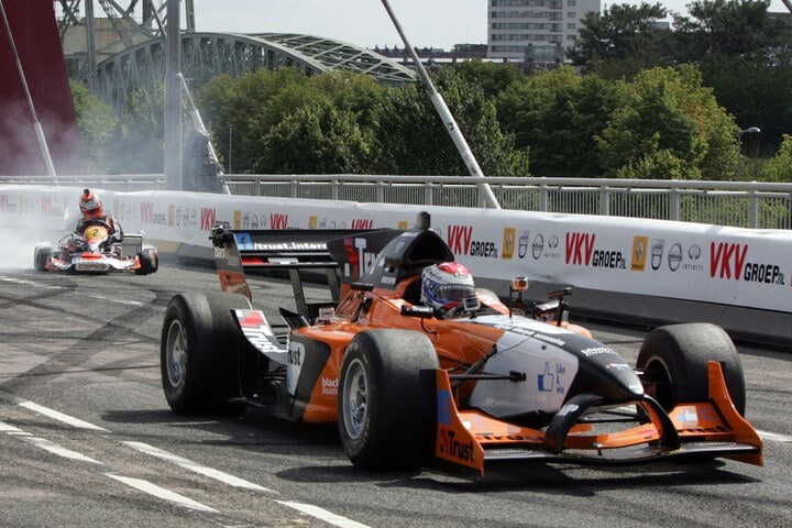 Jos en Max Verstappen
