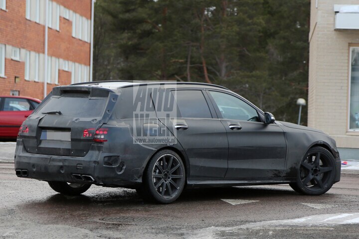 Mercedes-Benz C 63 AMG Estate spyshots