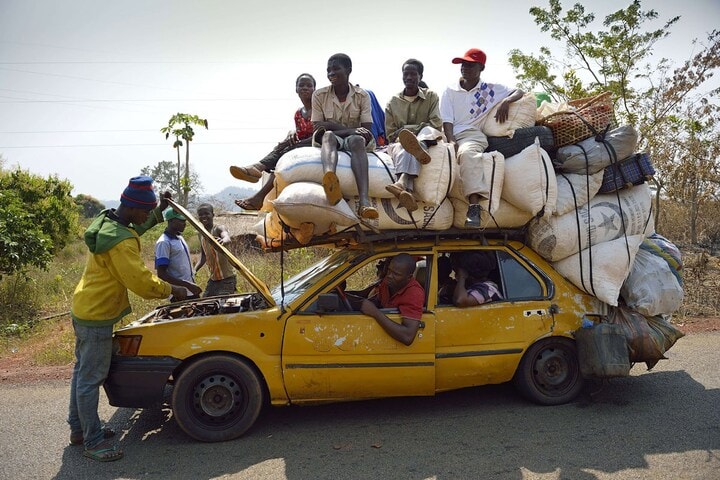 Taxi in Afrika (foto ANP)
