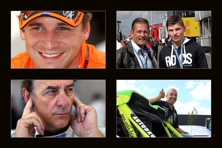 Christijan Albers, Jos en Max Verstappen, Arie Luy