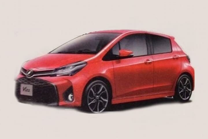 Toyota Yaris facelift gelekt