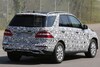 Mercedes ML facelift spyshots