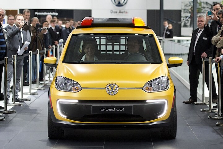 Volkswagen e-load Up luchthaven