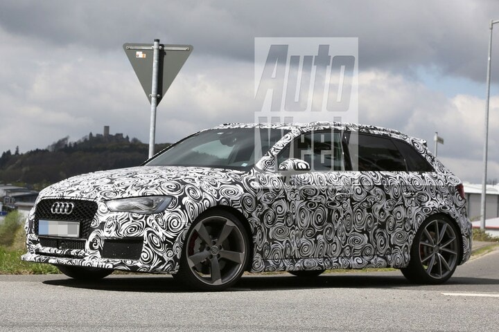 Audi RS3 Sportback spyshots