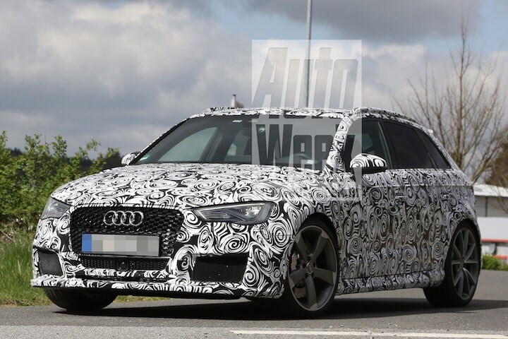 Audi RS3 Sportback spyshots