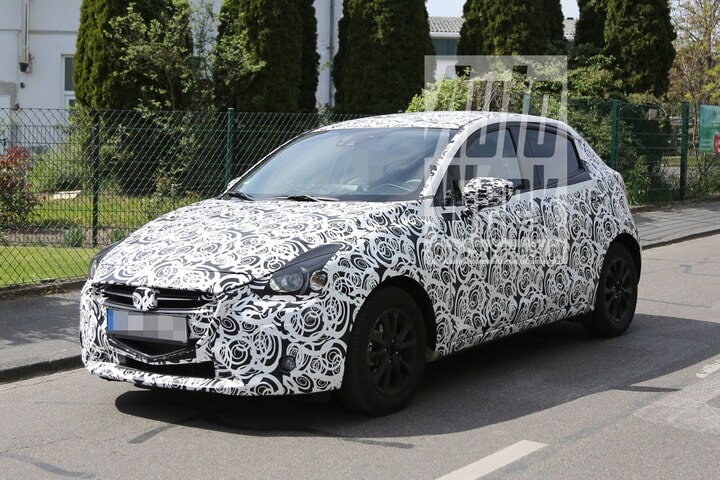 Mazda 2 spyshots