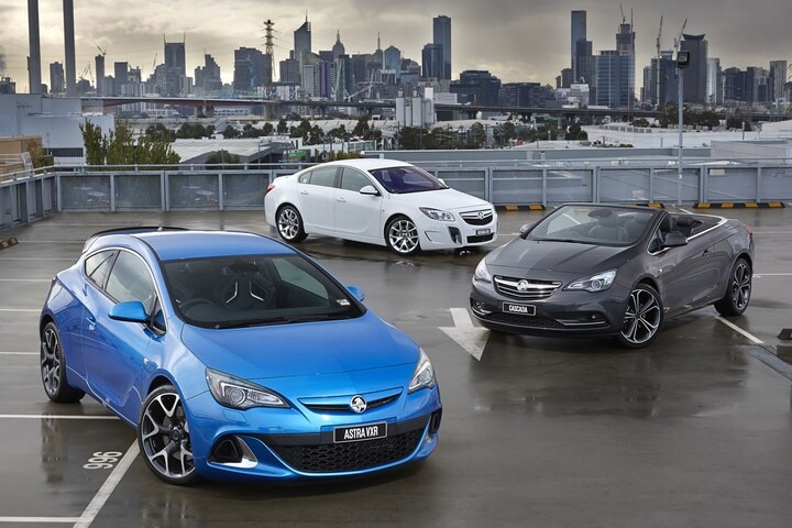 Holden Astra, Insignia en Cascada