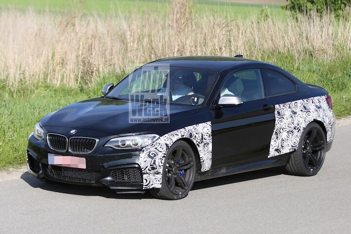 BMW M2 spy shots