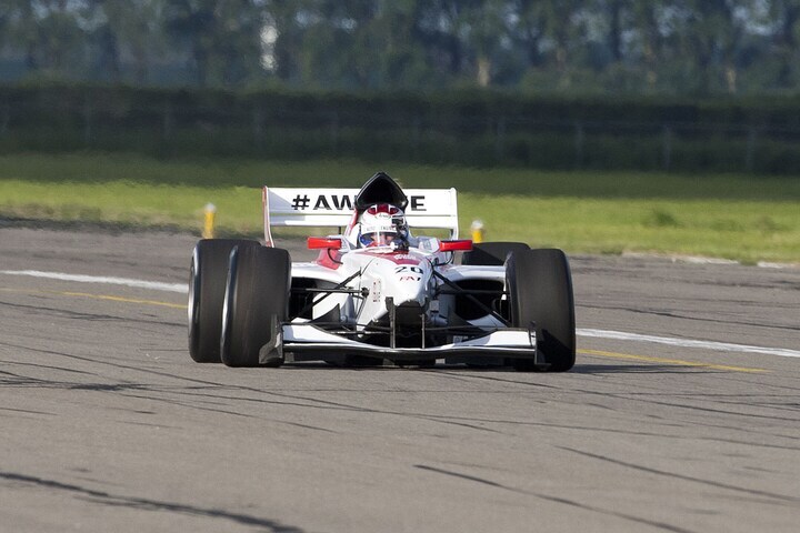Jos Verstappen voor AutoWeek Live in Lelystad