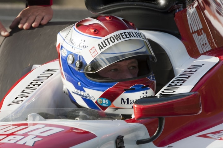 Jos Verstappen voor AutoWeek Live in Lelystad