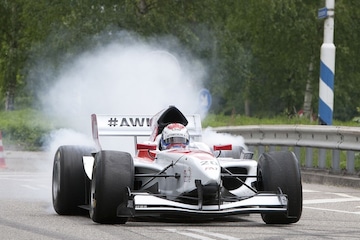 Jos Verstappen voor AutoWeek Live in Lelystad