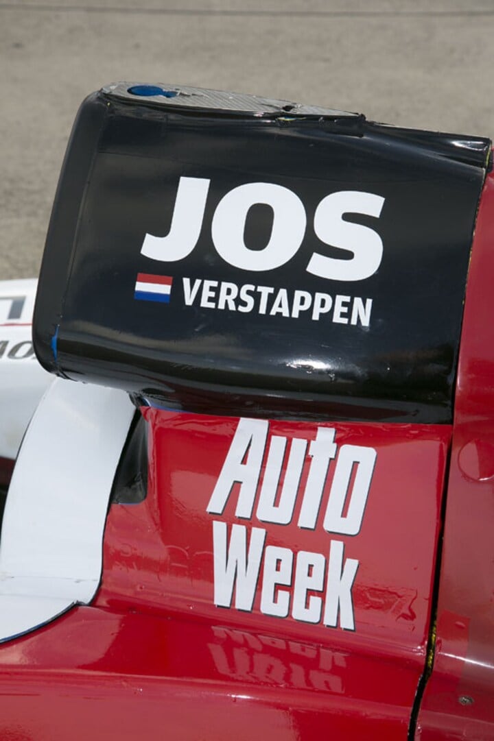 Jos Verstappen voor AutoWeek Live in Lelystad