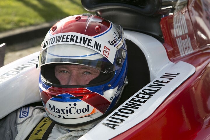 Jos Verstappen voor AutoWeek Live in Lelystad