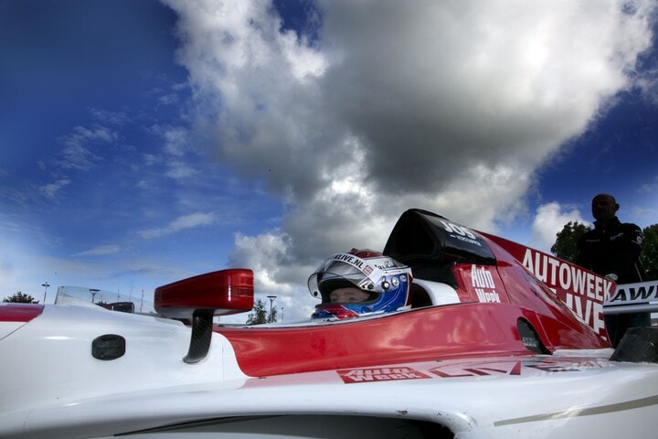 Jos Verstappen voor AutoWeek Live in Lelystad