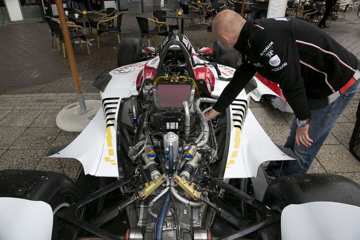 Jos Verstappen voor AutoWeek Live in Lelystad
