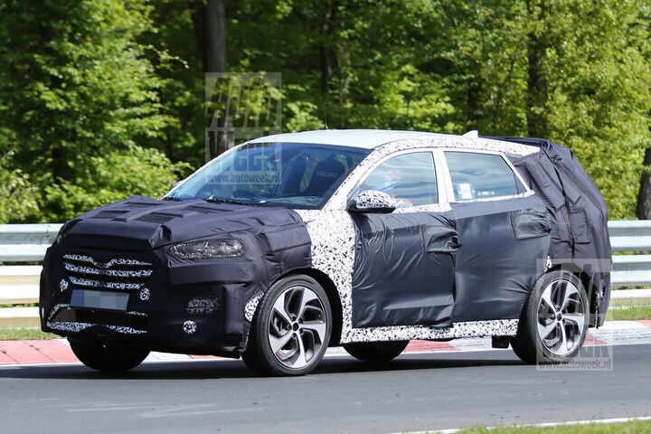 Hyundai ix35 spyshots