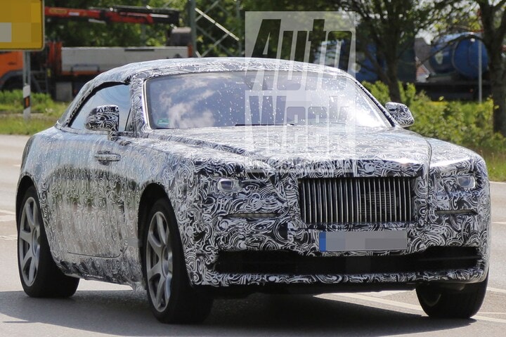 Rolls-Royce Wraith Drophead Coupé spyshots
