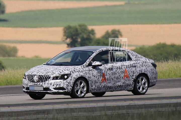 Buick Verano spyshots (Opel Astra Sedan)