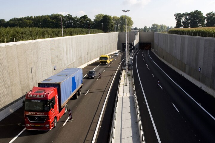 Tunnel A73 - foto ANP
