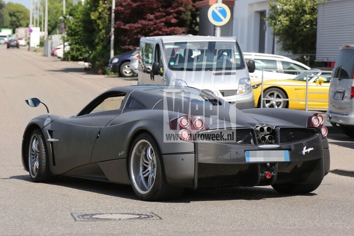 Pagani Huayra spyshots