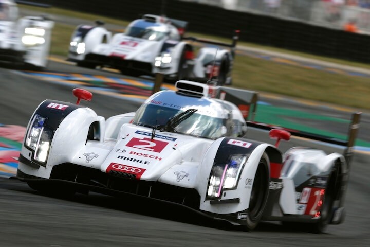 Audi R18 nummer 2 wint 24 uur van Le Mans