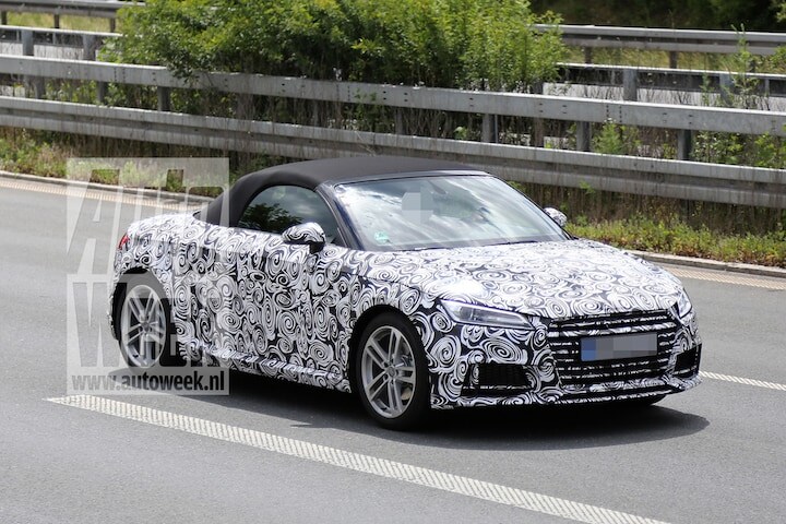 Audi TT Roadster spyshots