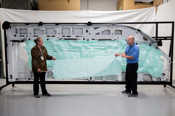 Ford Transit gordijnairbag