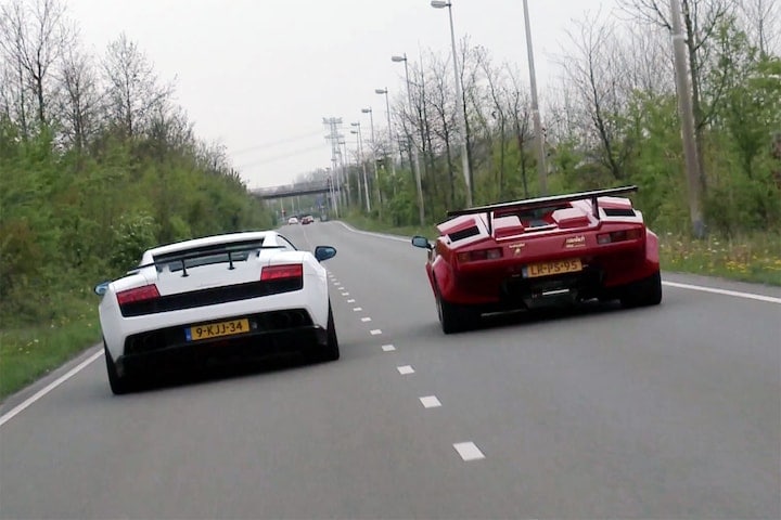 Lamborghini Gallardo en Countach