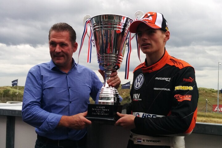 Max Verstappen wint Zandvoort Masters (foto: Joe v