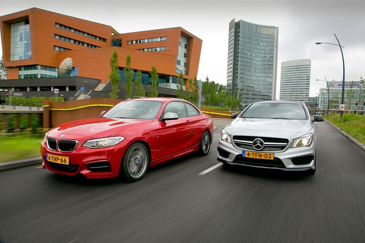 BMW M235i vs Mercedes CLA 45 AMG