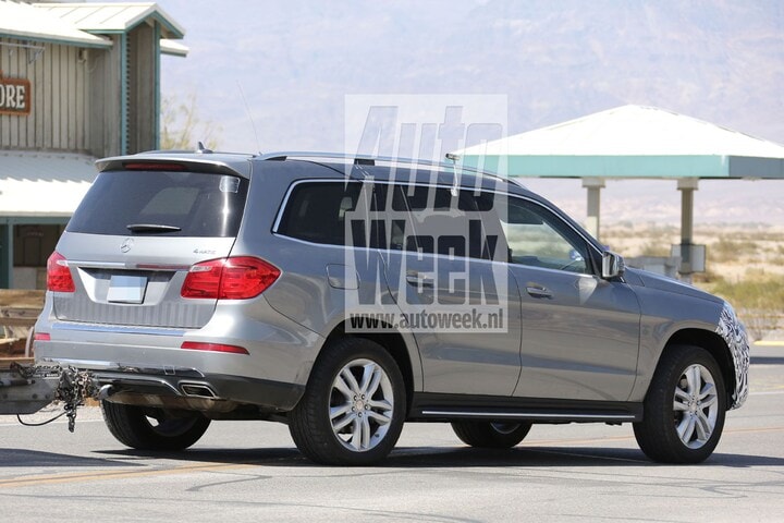 Mercedes GL-klasse spyshots
