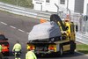Range Rover Sport crasht op Nordschleife