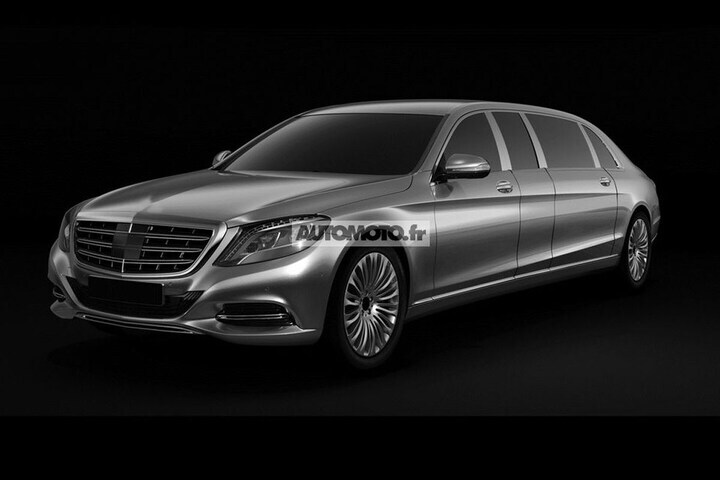 Mercedes-Benz S-klasse Pullman patentschetsen
