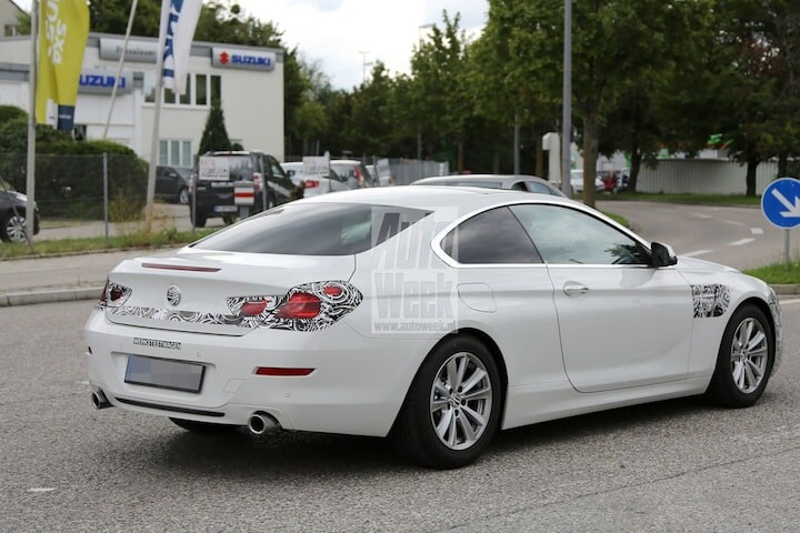 BMW 6-serie facelift