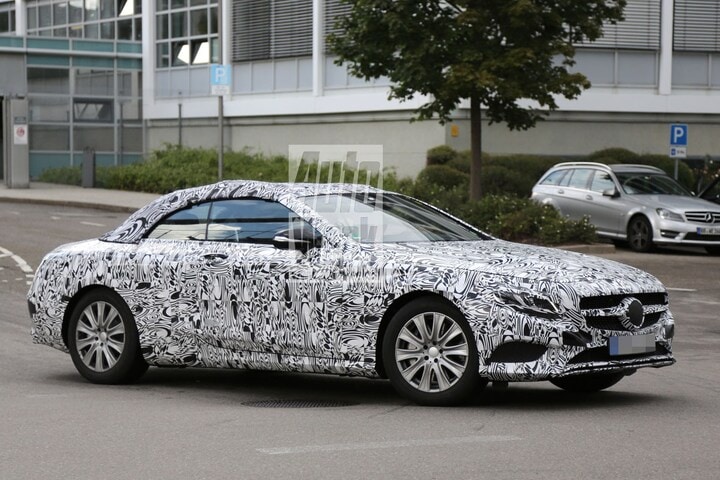 Mercedes-Benz S-klasse cabriolet spyshot