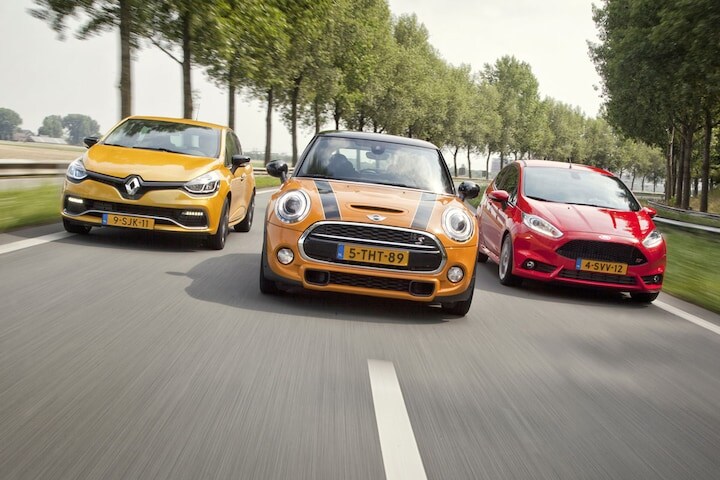 Ford Fiesta ST - Renault Clio RS - Mini Cooper S