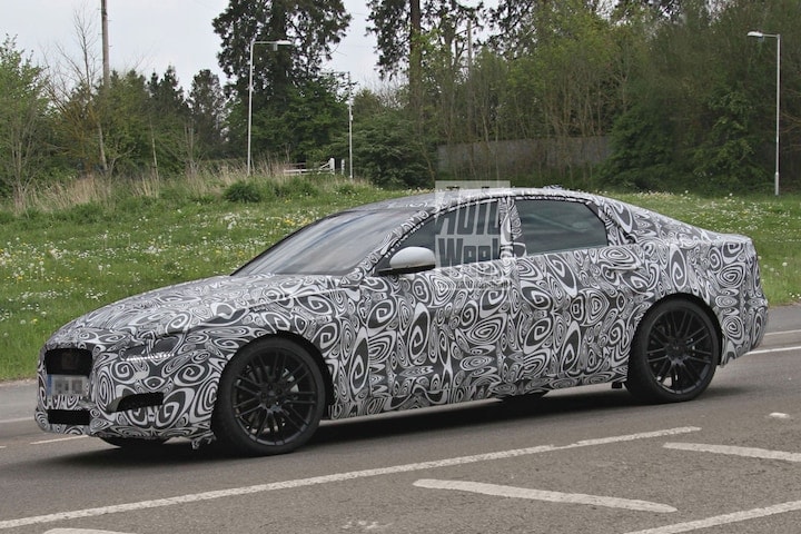 Jaguar XF spyshot