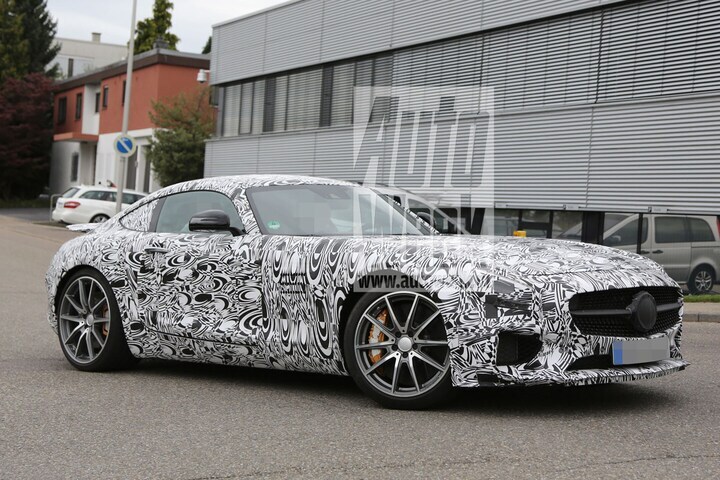Mercedes AMG GT Spyshots