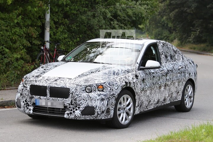 BMW 1-serie spyshots sedan