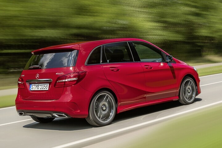 Mercedes B-klasse facelift
