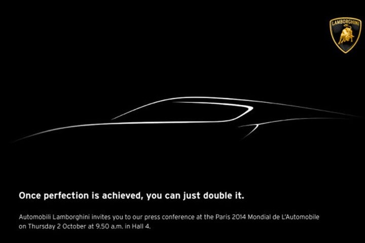 Lamborghini teaser Autosalon Parijs