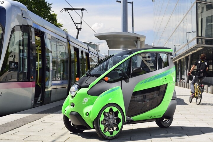 Toyota i-Road in Grenoble