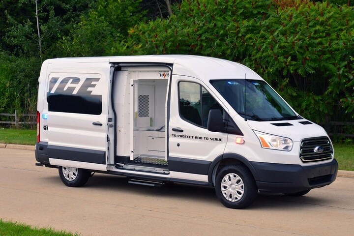 Ford Transit Prisoner Transport Vehicle