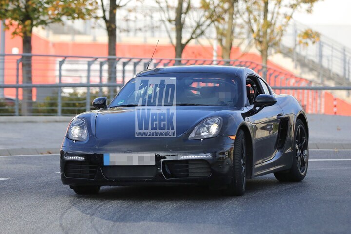 Porsche Cayman facelift spy