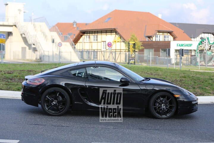 Porsche Cayman facelift spy