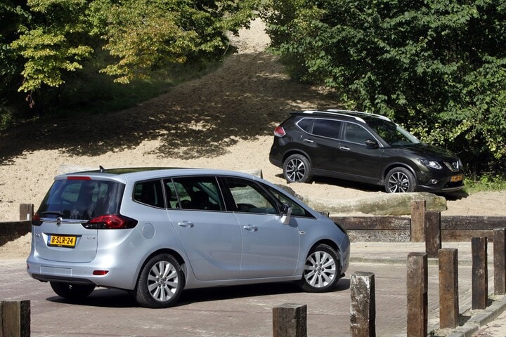 X-Trail Zafira dubbel