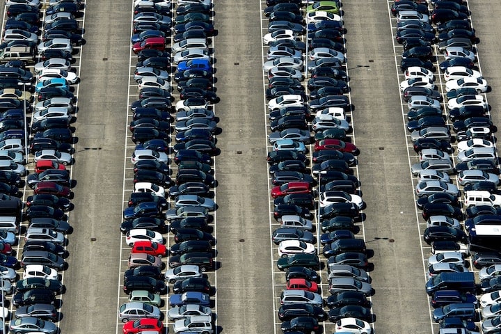 Parkeerplaats Schiphol (foto: ANP)