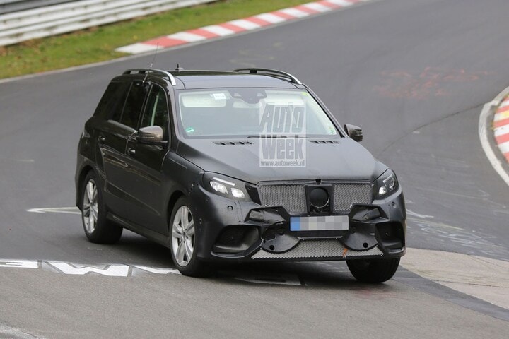 Mercedes-Benz GLE spy