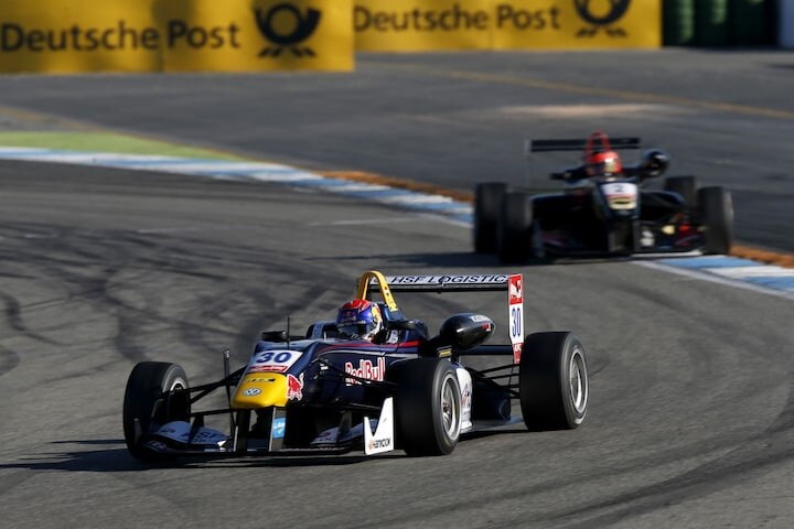 Max Verstappen in het EK Formule 3
