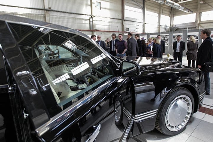Nieuw vervoer Putin